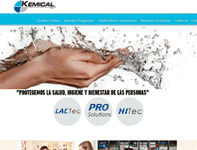 Tablet Screenshot of kemical.net